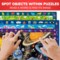 QUOKKA 100 Piece Search & Find Puzzles - Learning Map of The United States World Space Puzzle - Educational Games for Kids 6-8
